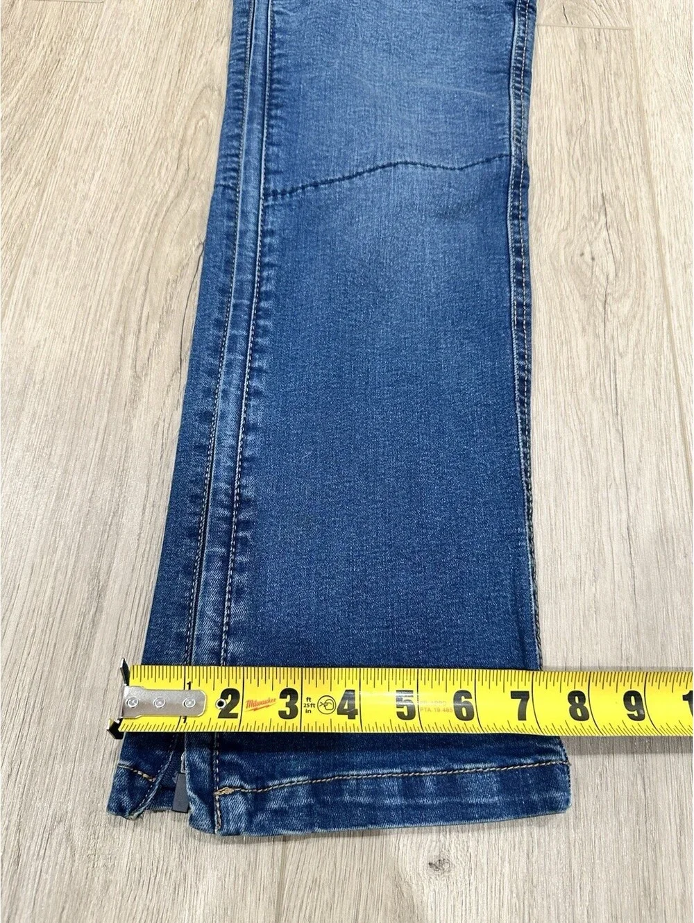 NWT No Limbits Blue Dark wash Denim Jeans Stretch Hidden Zippers Mens 30x30